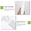 DOITOOL 5Pcs Empty Plastic Caulk Tubes, Refillable Sealant Caulking Tubes Home Caulking tool