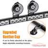 32 LED Emergency Warning Strobe light Bar +2 In 1 LED Sun Visor Windshield Light