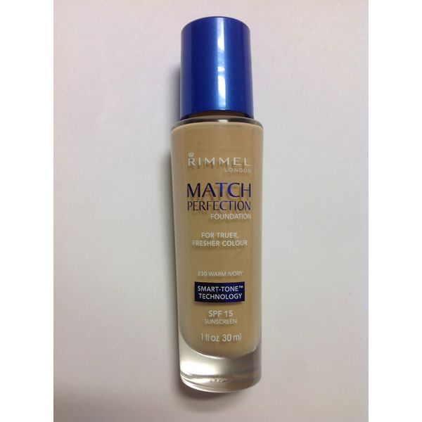 Rimmel London, Match Perfection Foundation, Smart-Tone Tecnology #230 WARM IVORY