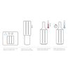 Vacu Vin Rapid Ice Wine Cooler - Platinum