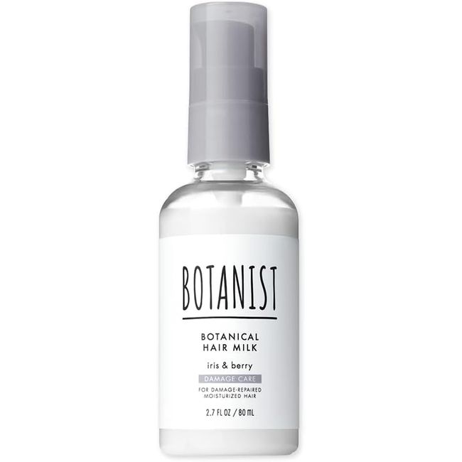 BOTANIST Botanical Hair Milk [Damage Care] Non-Rinse Hair Treatment 80ml SDGs Out Bath Hair Care Bottle Iris and Berry Scent