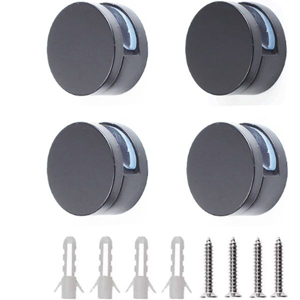 Mirror Clips Zinc Alloy Mirror Floating Glass Clip Round Wall Mounted Mirrors Br