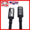 Thunderbolt 5 USB-C 5.0 Cable Charger Data 80Gbps PD 240W 16K Video Display UHD