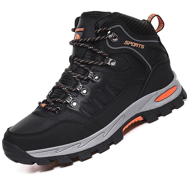 VTASQ Hiking Boots Mens Womens Waterproof Walking Shoes Trainers Outdoor Lightweight Camping Climbing Shoes Sneaker Black 6UK