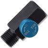 POFET 2pcs 1/4 NPT Inline Regulator Solid Steel Compressed Air Pressure Valve Tool