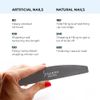 Sincero Salon- Nail Files Professional -10pcs-Various Grit- Nail Files for Acrylic and Gel Nails - Manicure Tools - Nail Files For Natural Nails - Emery Boards For Nails - Nail File Set - Manicure Set