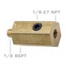 1/8 BSPT Oil Pressure & Temperature Sensor Thread Adapter for 12-16 Subaru BRZ