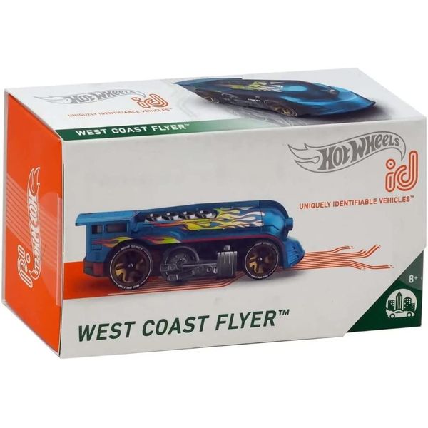 Hot Wheels id Uniquely Identifiable Vehicles Blue West Coast Flyer