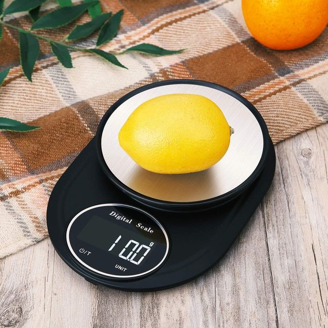 Silver Multifunction Kitchen Scale 11lb/5 Kg Capacity, Weight