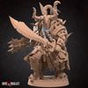 hero barbarian bite the bullet pathfinder 3d printed miniature tabletop wargames