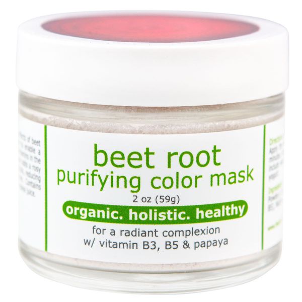 Beetroot Purifying Color Mask with beetroot powder, clay and Vitamins B3 and Vit