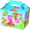 Playwrite 12 Count Multicolor Rectangular Food Boxes, Food Container, Stackable, 12 X Fairy Design Party Lunch/Food Boxes
