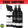 Eyeglass Lens Cleaner Spray Kit: 2 Bottles + 2 Microfiber Cloths, USA