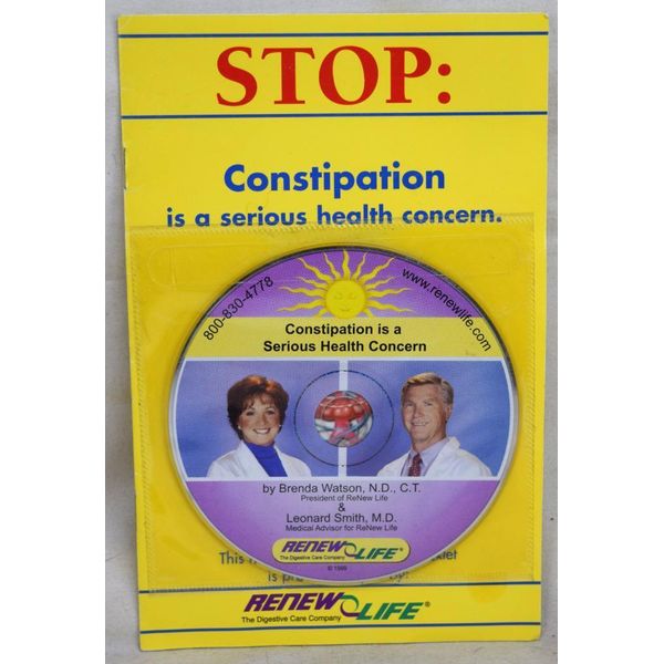 Renew Life Stop Constipation Informatin CD NIP