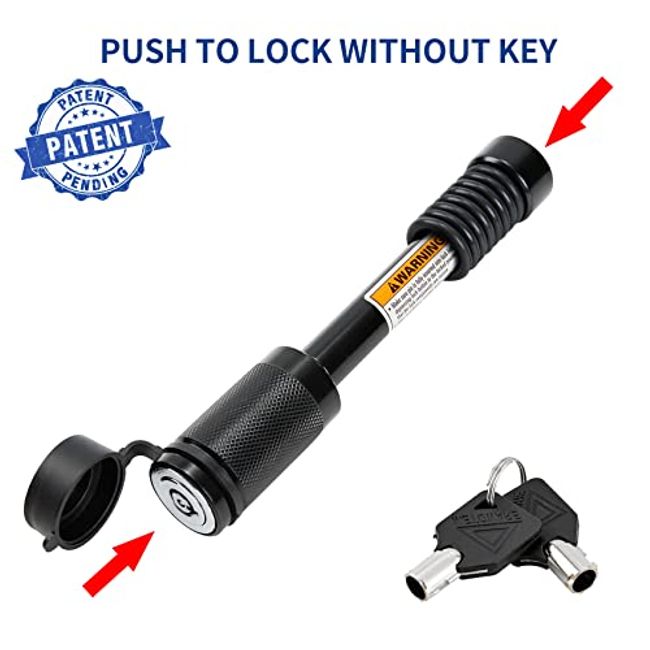 5/8 in. Dia Trailer Hitch Receiver Lock Pin with Keys (2-Pack)