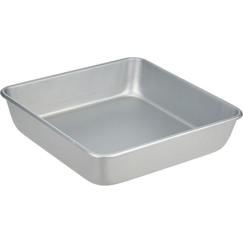 Wilton Aluminum Square Cake Pan, Bakeware for Brownies & Bars, Durable, Even Heating, Rust-Resistant, Professional Quality, 8 x 8 x 2 in., Packaging May Vary