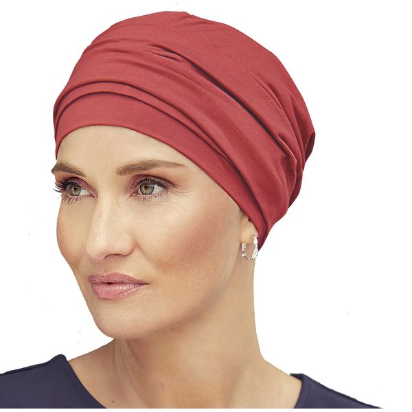 Christine Headwear Damen Nomi Turban Headband, Lipstick Red, Einheitsgröße EU