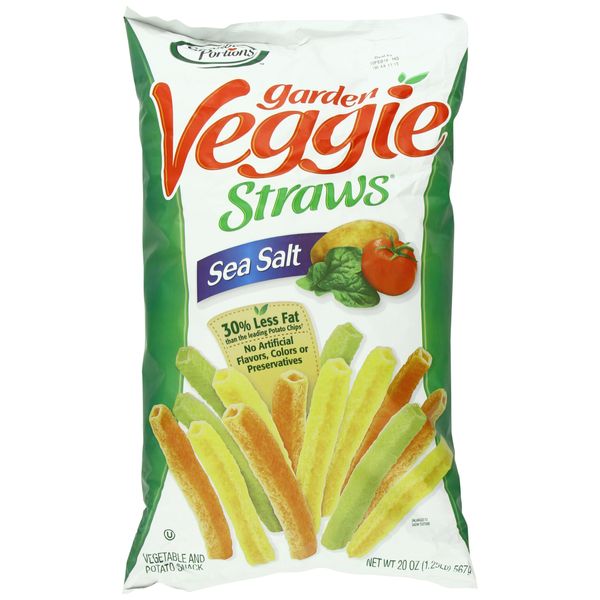 Sensible Portions Garden Veggie Straws with sweet potato, 20 Ounce