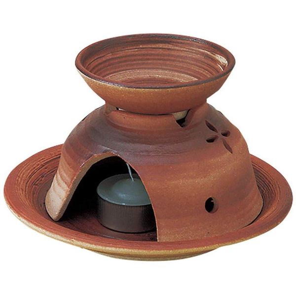 Hand Made Flower Burner Flower Tea Incense Burner [R15xH9.5cm] Handmade, Gift, Japanese Tableware, Cute, Interior Decoration