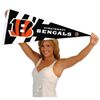 Cincinnati Bengals White Stripes Pennant Banner Flag
