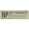 NP NO PANSIES WARNING FUNNY TAB TACTICAL HOOK MULTICAM MORALE PATCH