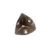 CASE BOX CRATE CORNER BRACKET 28MM NP WITH FIXING SCREWS ( pack of 64 )