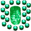 20 Pack Green Submersible Waterproof Underwater Battery LED Tea Light Wedding