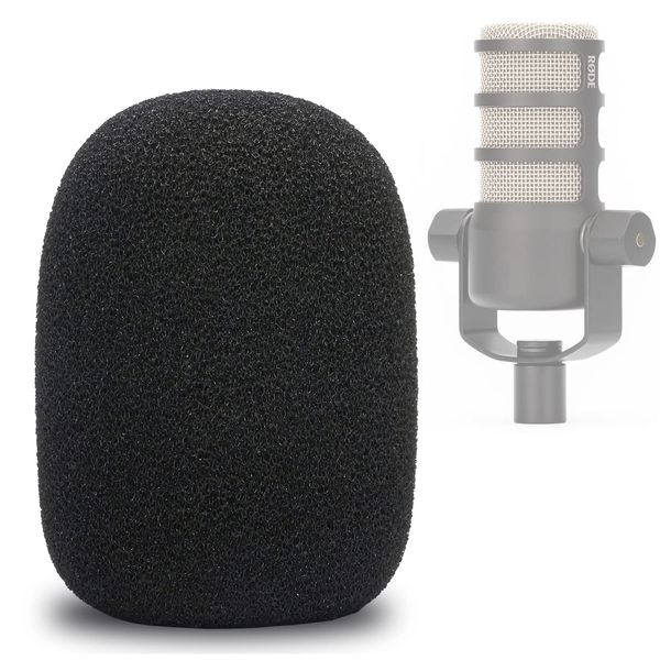 PodMic Pop Filter - Mikrofon Windschutz Schaum für Rode PodMic Podcasting Mikrofon zum Ausblocken von YOUSHARES