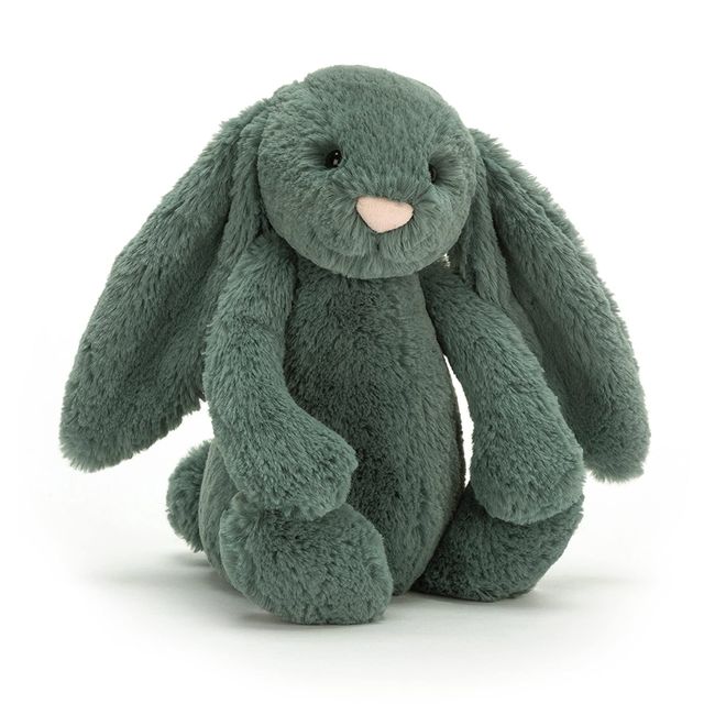 Jellycat Bashful Forest Bunny Stuffed Animal, Medium 12 inches