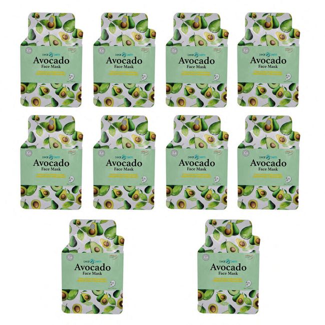 Dearderm Avocado Face Mask (10 Sheets)