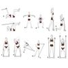 Wacces 5-level Exercise Latex Tube Variable Resistance Band Set
