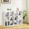 12 Cube Storage Organizer Bookcase Closet Storage for Home office Decor White