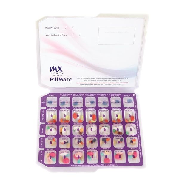 Shantys PillMate MX PENTA Disposable Tray x50