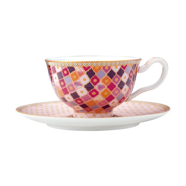 Maxwell & Williams Tea Cup and Saucer Set in Gift Box, Rose, Single