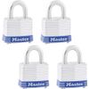 Master Lock 3TLF Keyed Padlock, Silver, 1-1/2" Shackle