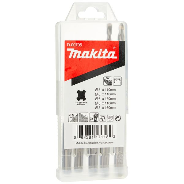 Makita D-00795 - SDS Plus Drill Bits Case Standmak