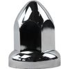 33mm Chrome Lug Nut Covers ABS Plastic 60 Pack Push on Bullet for Semi Trucks