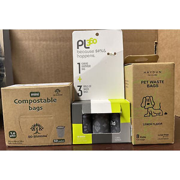 165 Pet Waste Bags and 50 Compostable bags