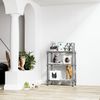 3 Tier Wire Shelving Rack Adjustable Kitchen Bathroom Storage Chrome Shelves 32"