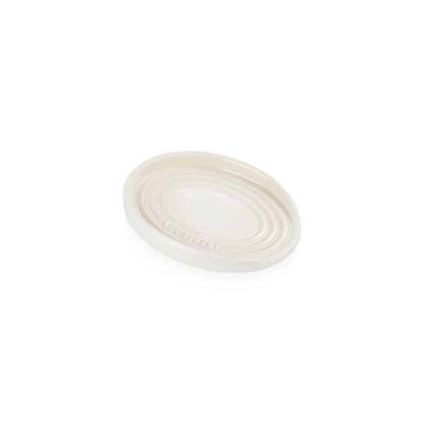 Le Creuset Stoneware Oval Spoon Rest Meringue, 71507157160099