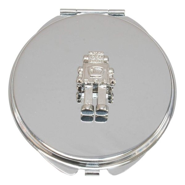 Robot Compact Mirror Handbag Gift With Free Engraving 422