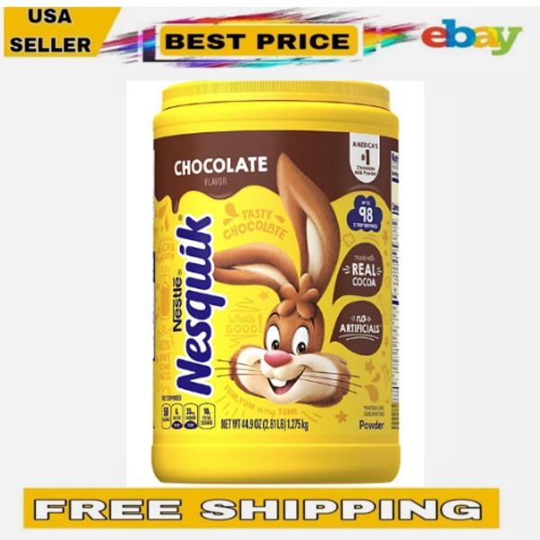 Nesquik Chocolate Powder Drink Mix 44.9 Oz