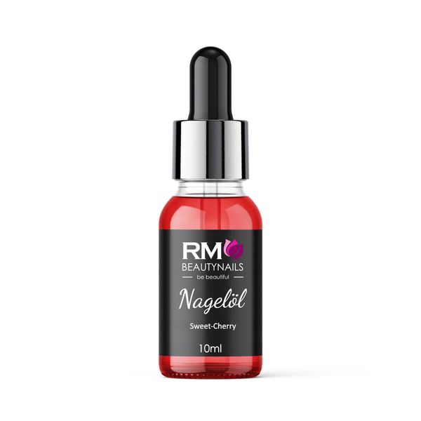 Nagelöl Nail Cuticle Oil mit Pipette Nagelöl Pflege für Nägel und Nagelhaut RM Beautynails 10ml (Sweet Cherry)