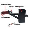 Highwild T-Post Target Hanger, Target Mount Bracket - for AR500 Steel Targets - 2 Pack