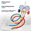 AC Diagnostic Manifold Gauge Set Charging Hose New CarBole High Performance