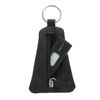 Ashlie Craft Logo Keyring with zipped leather pouch ACK1 Black