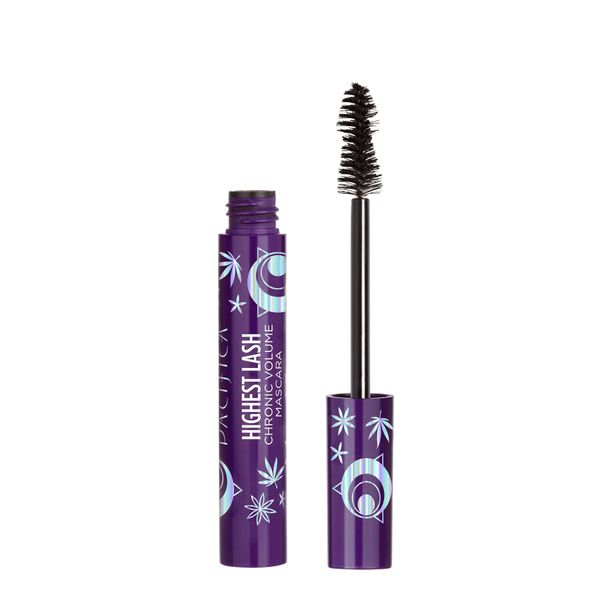 Pacifica Beauty, Highest Lash Chronic Volume Mascara, Black, Lash Lift + Conditioning, Vitamin B + Coconut, Silicone, Sulfate + Paraben Free, Vegan and Cruelty Free