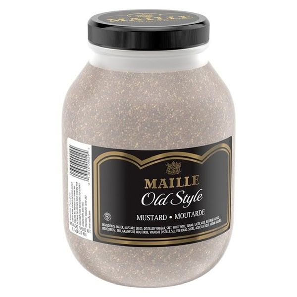 Maille Old Syle Dijon Mustard, Whole Grain - 8.6# Jar