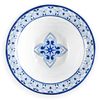 Q Squared Talavera Serving Bowl, 12-Inch, Melamine, Azul Blue