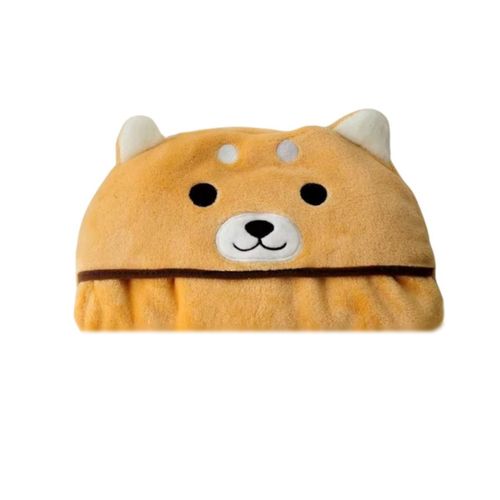 (APOSITV) Blanket, Compact, Foldable, Shiba Inu, Fluffy, Soft, Lightweight, Outdoor (Brown)